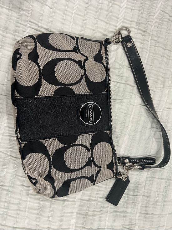 Coach Handbags - Coach Black Interior Wristlet with Silver Zipper